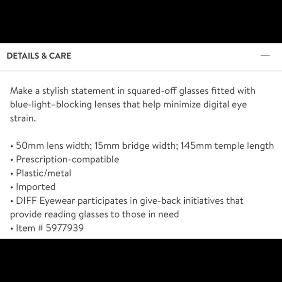 Diff blue light block glasses - Picture 7 of 8